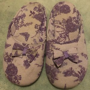 Purple pj slippers
